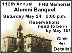 Alumni Banquet announcement