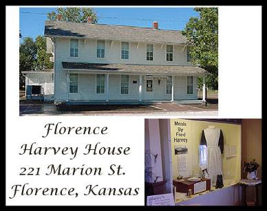 Harvey House, 221 Marion St. Florence Kansas